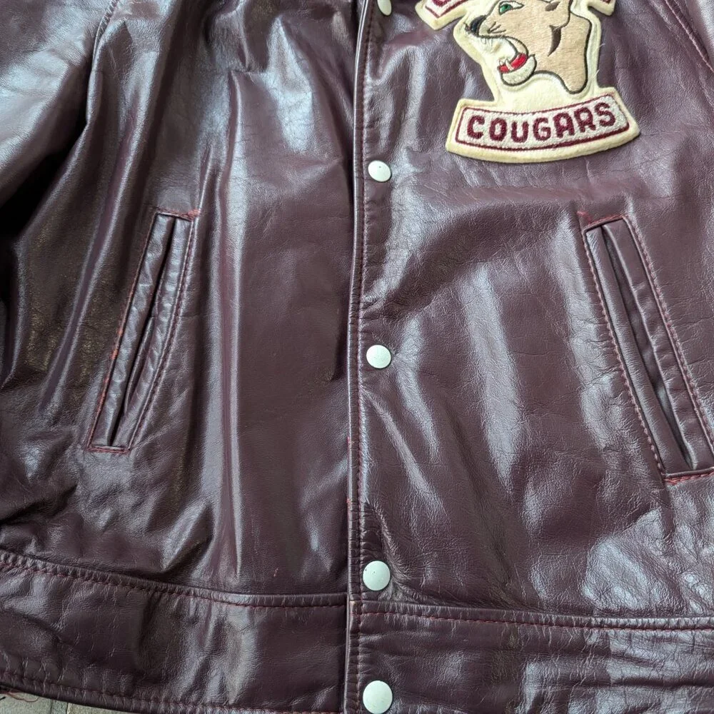 Cornwallis Cougars Hockey Jacket (Royal Canadian Navy) *Vintage*
